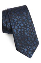 Men's John Varvatos Star Usa Skull Silk Tie, Size - Blue
