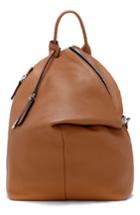 Vince Camuto Small Giani Leather Backpack - Brown