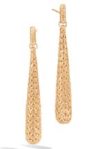 Women's John Hardy Classic Chain 18k Gold Drop Earrings