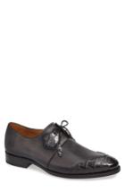 Men's Mezlan Boyd Genuine Crocodile Wingtip M - Grey