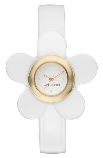 Women's Marc Jacobs Daisy Leather Strap Watch, 20mm