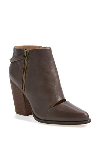 Joe's 'abby' Cutout Leather Bootie (women) Womens Shadow