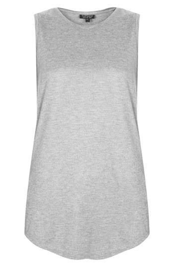 Topshop Crewneck Muscle Tank Light