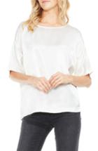 Women's Two By Vince Camuto Satin Tee - White