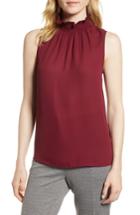 Women's Vince Camuto Ruffle Neck Blouse - Red
