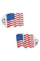 Men's Cufflinks, Inc. Usa Flag Cuff Links