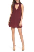 Women's Show Me Your Mumu Friday Choker Velvet Dress - Burgundy
