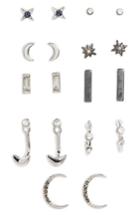 Women's Topshop Lily Rose Set Of 9 Earring Pack