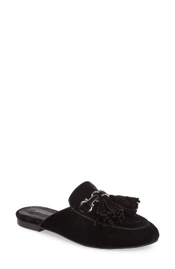 Women's Jeffrey Campbell Apfel Tassel Slide M - Black