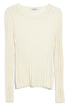 Women's Madewell Clarkwell Pullover Sweater, Size - Ivory