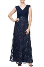 Women's Jenny Yoo Ryan Illusion Neck Chiffon Gown - Pink