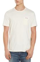 Men's Calvin Klein Jeans Label Pocket T-shirt - White