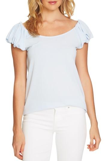 Women's Cece Puffed Short Sleeve Top - Blue