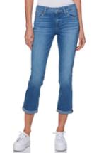 Women's Paige Transcend Vintage - Brigitte High Waist Crop Boyfriend Jeans - Blue