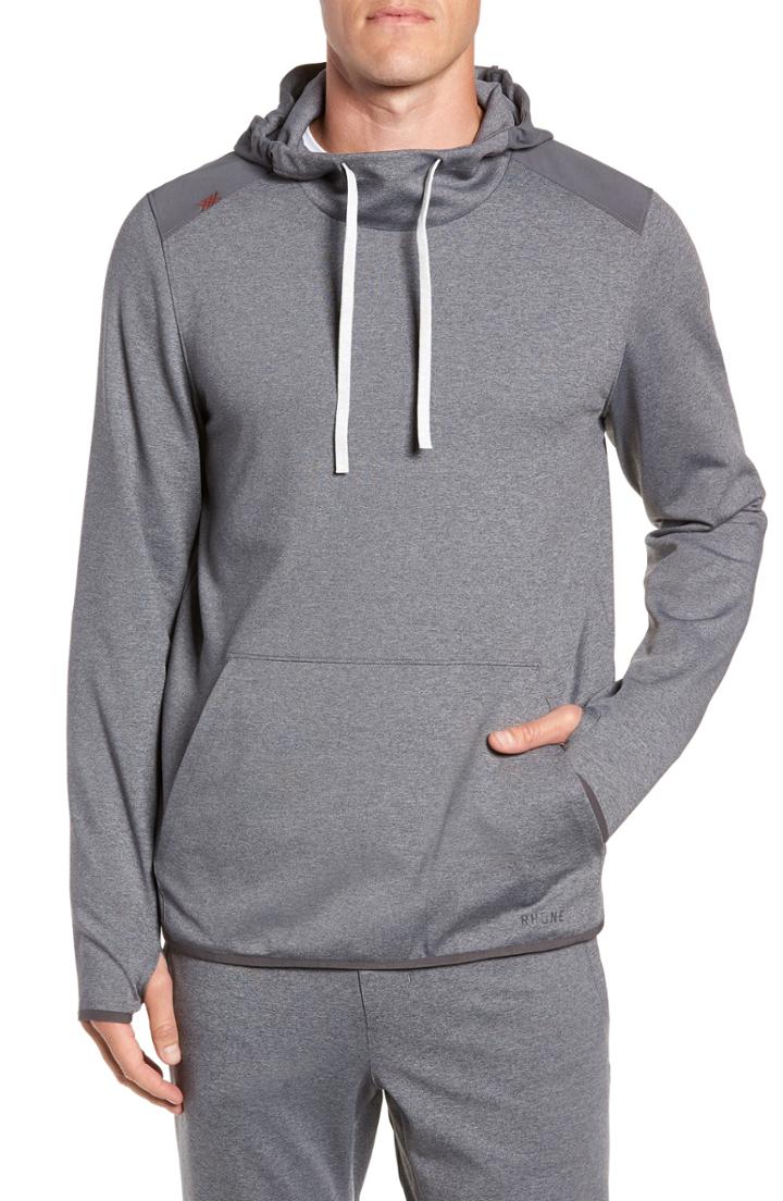 Men's Rhone Nylon Tactel Hoodie - Grey