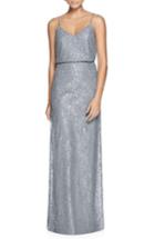 Women's After Six Metallic Lace Two-piece Gown - Metallic