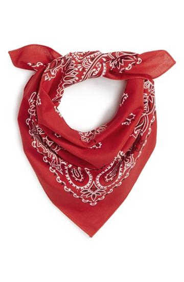 Women's Cara Cotton Bandana - Red