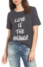 Women's South Parade Love Is The Answer Tee - Black
