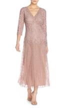 Women's Pisarro Nights Beaded Mesh Dress - Pink