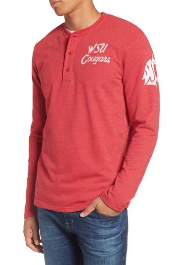 Men's '47 Washington State University Cougars Henley, Size - Red