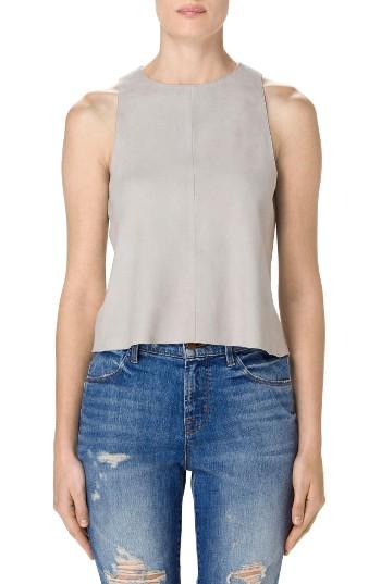 Women's J Brand Trevia Suede Crop Tank - Brown