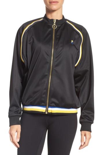 Women's P.e. Nation Strike Out Bomber Jacket /small - Black