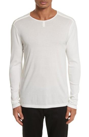 Men's John Varvatos Collection Tab Crewneck T-shirt - White