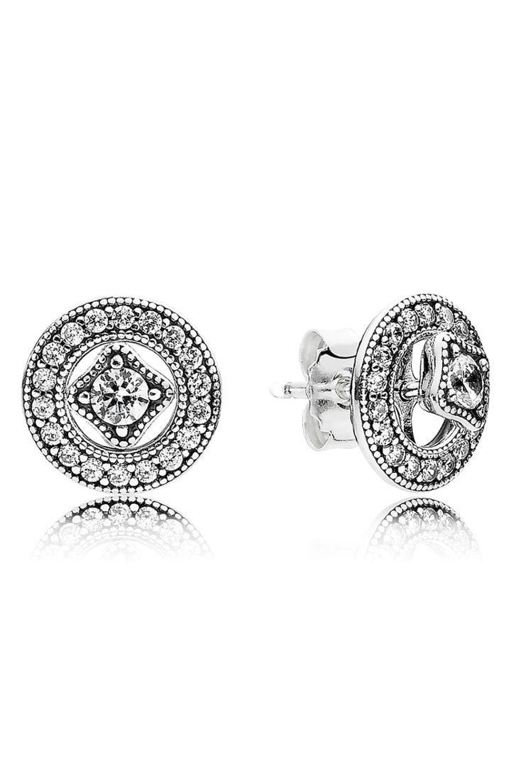 Women's Pandora Vintage Allure Ear Jacket Stud Earrings