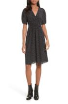 Women's Rebecca Taylor Hummingbird Silk Dress - Black