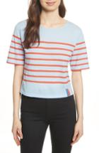 Women's Kule The Crop Stripe Tee - Blue