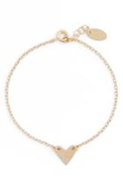 Women's Nashelle Initial Heart Bracelet