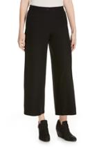 Women's Eileen Fisher High Waist Ankle Pants - Black