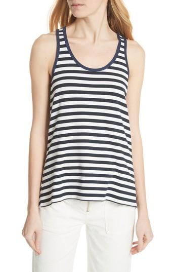 Women's Rag & Bone/jean Kat Split Back Tank, Size - Blue