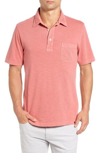 Men's Faherty Slub Jersey Polo