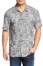 Men's Jack O'neill Of The Sea Print Sport Shirt, Size - Black