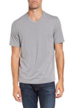 Men's Travis Mathew 'uncle Bob 2.0' Solid Stretch V-neck T-shirt - Grey