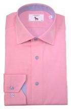 Men's Lorenzo Uomo Trim Fit Oxford Dress Shirt - 32 - Pink