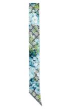 Women's Gucci Gg Blooms Skinny Scarf, Size - Blue