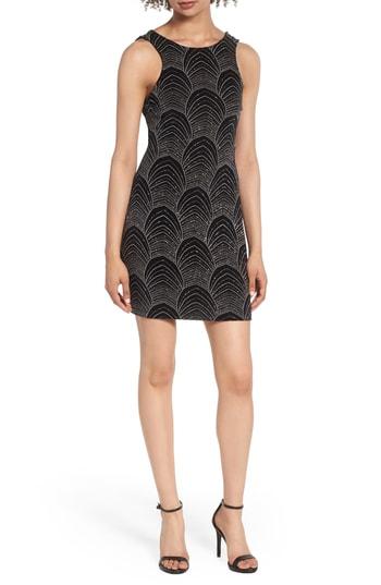 Women's Speechless Glitter Body-con Dress - Black