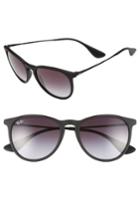 Men's Ray-ban 54mm Keyhole Sunglasses - Matte Black