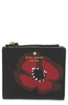 Women's Kate Spade New York Hyde Lane Poppy Adalyn Leather Wallet - Black