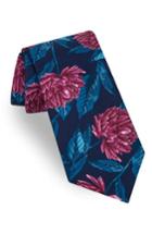 Men's Ted Baker London Large Medallion Print Silk Tie