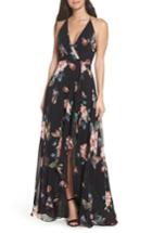 Women's Jenny Yoo Farrah Halter Gown - Black
