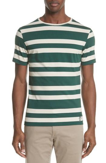 Men's Burberry Crawley Stripe T-shirt - Ivory