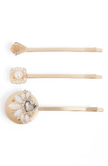 Berry Set Of 3 Victorian Bobby Pins