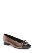 Women's Ara 'bel' Cap Toe Pump .5 M - Metallic