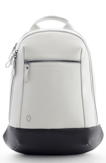 Men's Vessel Mini Faux Leather Backpack - Beige