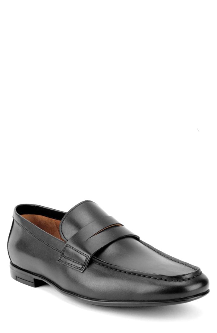 Men's Gordon Rush Connery Penny Loafer .5 M - Black