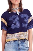 Women's Free People Nicky Crop Tee - Blue