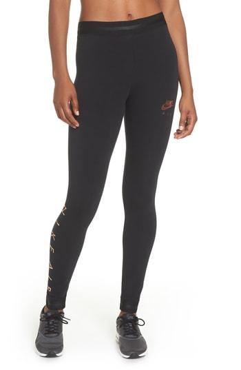 Women's Nike Sportswear Air Leggings, Size - Black